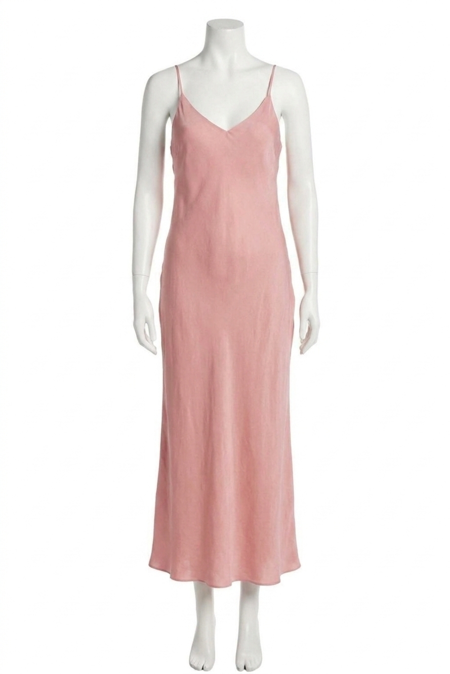 NEW HATCH ricky slip maternity dress in bergonia pink